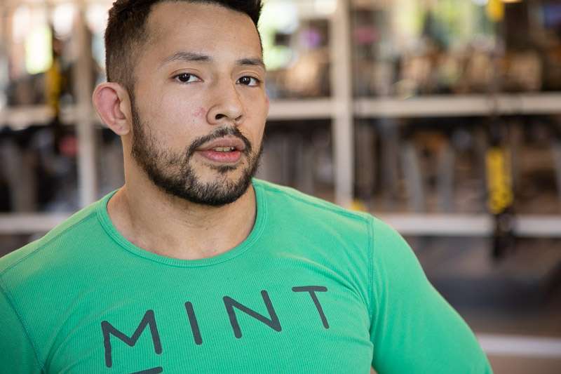Boxing Instructor Enrique Flores