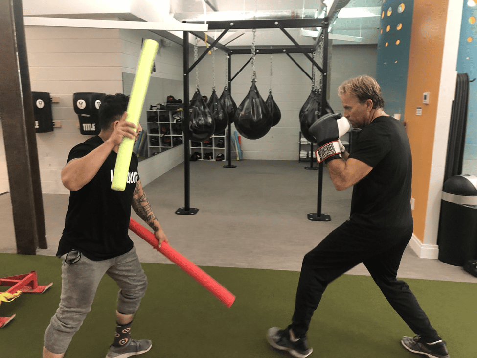 Patrick John Boxing with Enrique